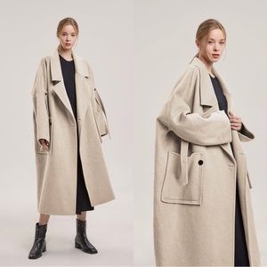 Elegant Cream Women's Coat